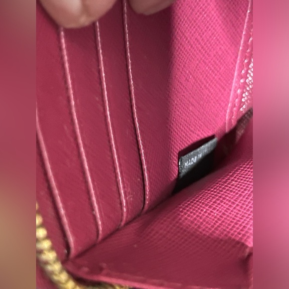 Authentic Prada Saffiano Bow Zip Around Wallet - Picture 11 of 12